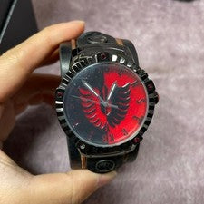 Berserk wristwatch black and red design #QY4YN3