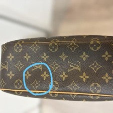 LOUIS VUITTON Monogram Handbag White Monogram Canvas #QYGXOM