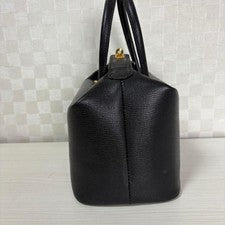 BURBERRY handbag, logo, leather, Nova check pattern. #QY90XM