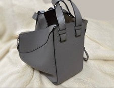 LOEWE Hammock Small, Pearl Grey #QYDYTC