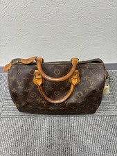 Louis Vuitton Monogram Speedy M41526 VI0912 with padlock and key #QY98O4