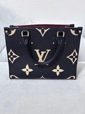 LOUIS VUITTON OnTheGo PM Monogram Empreinte Bicolor Black #QY5SIZ