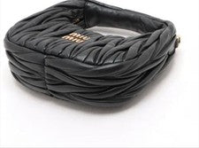 Miu Miu Wonder Matelasse Leather Hobo Mini Bag