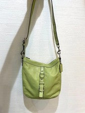 Green Old Coach shoulder bag #QYDB00