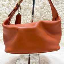 Old Coach 4145 Glovetanned Leather Brown Shoulder Bag Large Capacity #QYFVIQ