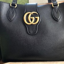 Hankyu Department Store Gucci Double G Small Tote Bag #QY3WNK