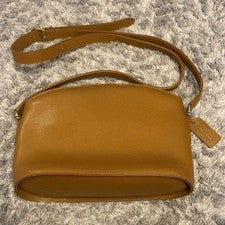 OLD COACH Classic Coach Shoulder Bag, Brown Leather #QY00KJ