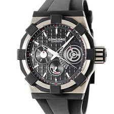 Concord C1 Retrograde Day-Date 0320054 01.5.40.1020 Black Power Reserve #QYGQ7Q