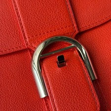 DELVAUX Brillant Mini Red Champagne Gold #QY983Z