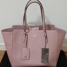 GUCCI Swing Pink Leather Handbag #QYFOZ6
