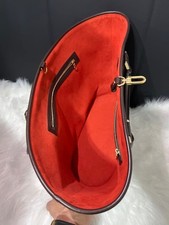 LOUIS VUITTON Damier canvas handbag, brown/orange #QY8UPK