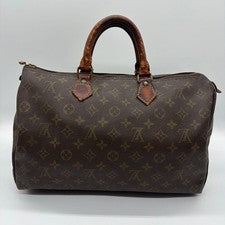 LOUIS VUITTON Speedy 35 Monogram Boston Bag #QY68U1