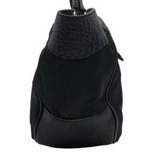 PRADA Prada handbag, leather and nylon shoulder bag #QY5KZQ