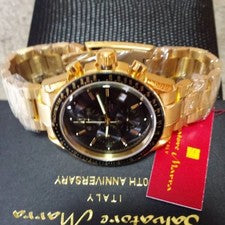 Gold IP coated, multifunction chronograph, 100M water resistance. #QYAYOE