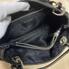 DIOR Christian Dior Cannage Quilted Handbag, Black #QY60DC