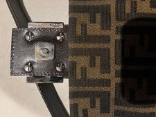 Fendi FF logo print shoulder bag #QY7YZ1