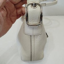 Old Coach shoulder bag, white leather, 1429 #QY5SOI