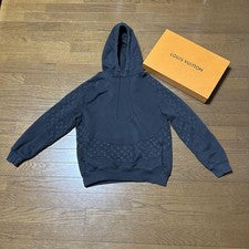 Louis Vuitton Hoodie L Pre-Owned Cotton Logo Front Pullover