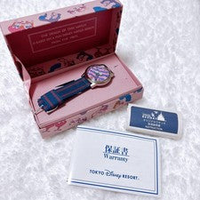 Showa Retro style, with box, Disney official Cheshire Cat wristwatch #QY0G63