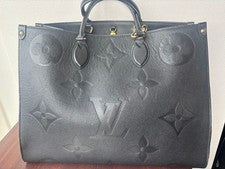 LOUIS VUITTON OnTheGo GM Empreinte Black M44925 Tote Women #QYGXS1