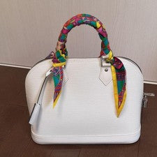 LOUIS VUITTON Alma PM White Bag #QYJAQ9