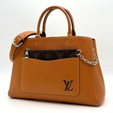 LOUIS VUITTON Epi Marel Tote MM Bag Pouch 2-way #QYI8OV
