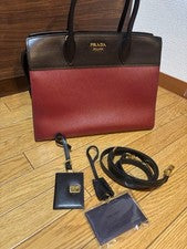 PRADA Prada Saffiano City Bag Large Black #QYG2YY