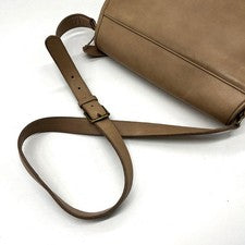 Old Coach 2934 USA-made flap shoulder bag, beige #QYHSX0
