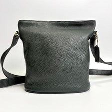 COACH Old Coach Shoulder Bag, Leather, Green #QY9NWZ