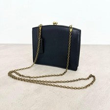 COACH Old Coach Shoulder Bag, Clasp Closure, Navy Women #QY0VI5