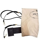 PRADA Symbol Jacquard Fabric Handbag Small #QYB6CN