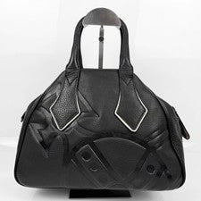 Vivienne Westwood Yasmin Bag, Big Orb, Leather, Black #QY9GII