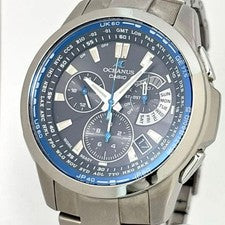 CASIO OCEANUS Radio-Controlled Solar Chronograph Date Quartz Watch #QYKDAT