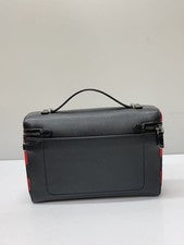 Christian Louboutin Shoulder Bag KYPIPOUCH Canvas RED Stripe #QYL06R