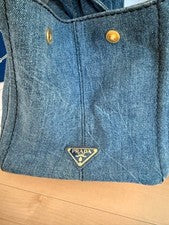 PRADA Canapa Denim Handbag #QYGB25