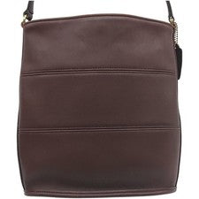 Old Coach Tribeca Shoulder Bag, Dark Brown Leather, 9083 #QYAYGB
