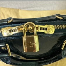 LOUIS VUITTON Alma PM Blue Nuit Green Women #QY25E7