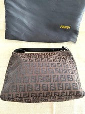 FENDI Accessory Pouch Handbag Zucchino #QY2MJR