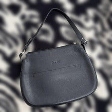 LOEWE Handbag Black Leather Classic Anagram Women #QYBM71