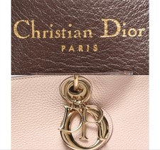 Christian Dior 2-way Leather Handbag Diorissimo #QY6O3I