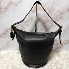 COACH Old Coach Shoulder Bag 9085 Black #QY6O2N