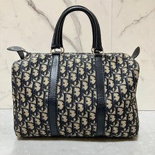 Christian Dior Trotter Mini Boston Bag, Canvas #QY26PT