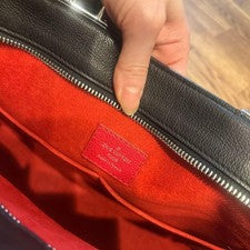 Louis Vuitton handbag, black Very Zip Tote #QY85O6