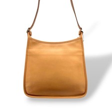 COACH Old Coach Leather Shoulder Bag Brown Women #QYHSRG