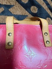 Louis Vuitton Pink Leather Tote Bag #QYE5XH