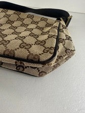 GUCCI GG Canvas Handbag Shoulder Bag #QYH6O5