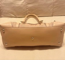 GUCCI Lovely Pink Beige Gold Hardware GG Canvas #QYA2Y2
