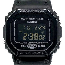 G-SHOCK CASIO DW-5600VT PORTER FULL BLACK Wristwatch, Yoshida & Co., Ltd #QY4AD4