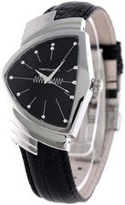 Hamilton Ventura Auto Electric Black Dial SS Box Included #QYKT52