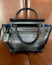 JIL SANDER Leather Handbag, Black #QYH6RI